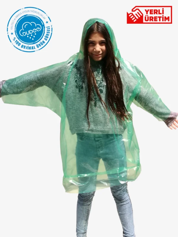 Panço Yeşil Çocuk Yağmurluk