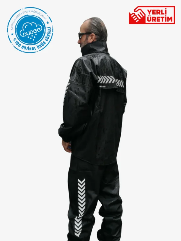 Lüx Moto Kurye Reflektörlü Takım Yağmurluk